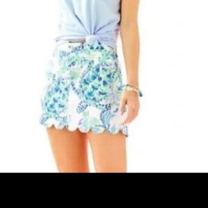 Lilly Pulitzer Island Time Colette Skort size 4